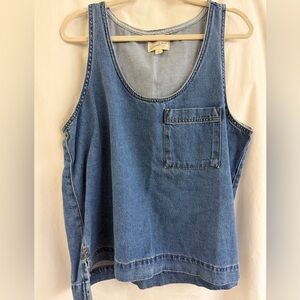 Blue Denim Relaxed  Women’s Tank